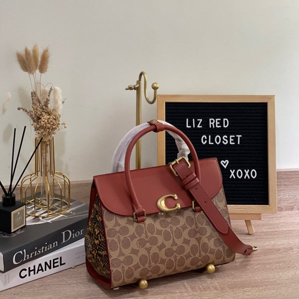 Coach Broome Carryall Top Handle Shoulder Bag With OG Box Dust Bag