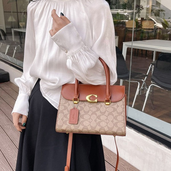 Coach Broome Carryall Top Handle Shoulder Bag With OG Box Dust Bag