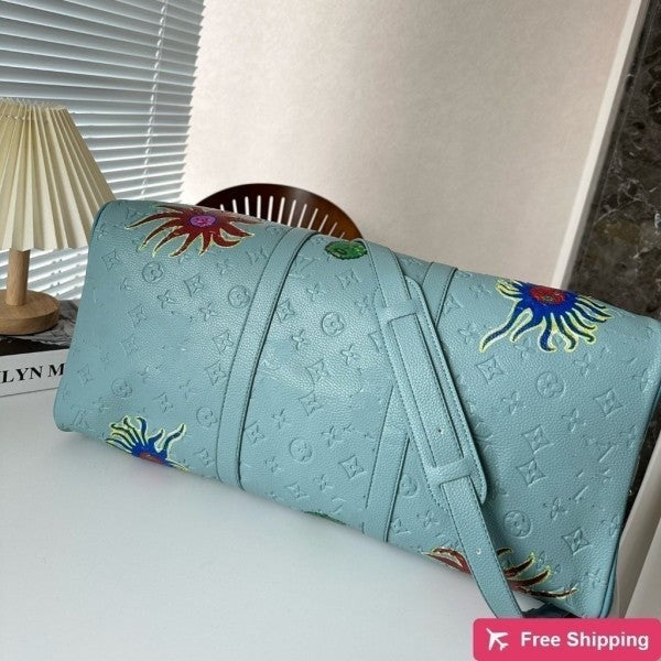 Louis Vuitton LV X YK Keepall Bandoulire Premium Unisex Duffle Bag