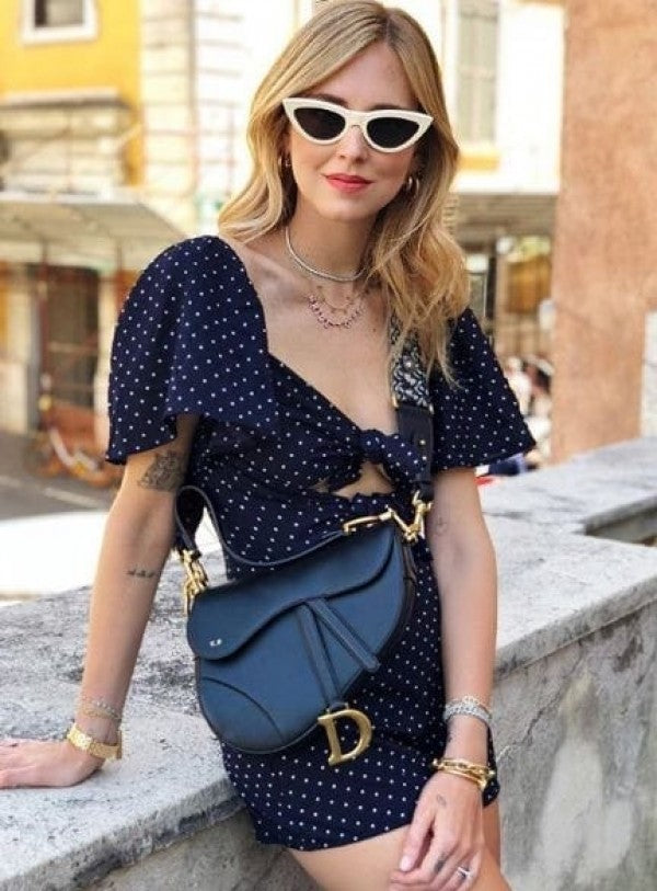 Dior Saddle Premium Leather White With OG Box