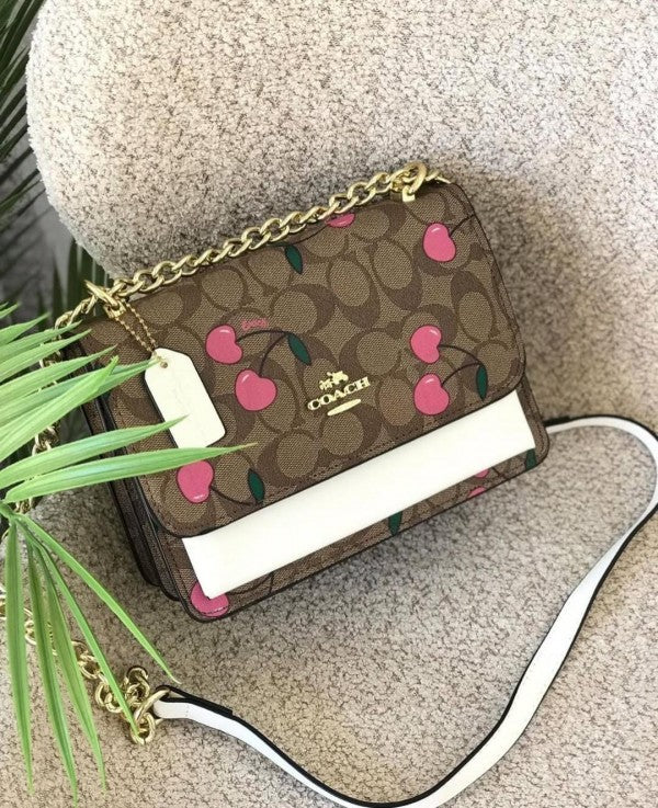 Coach Klare Signature Crossbody Bag With OG Box