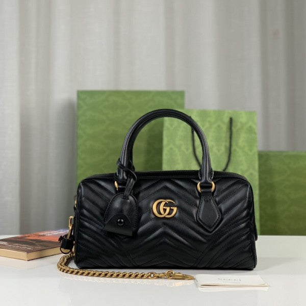 Gucci Marmont Top Handle Speedy Premium Bag With OG Box