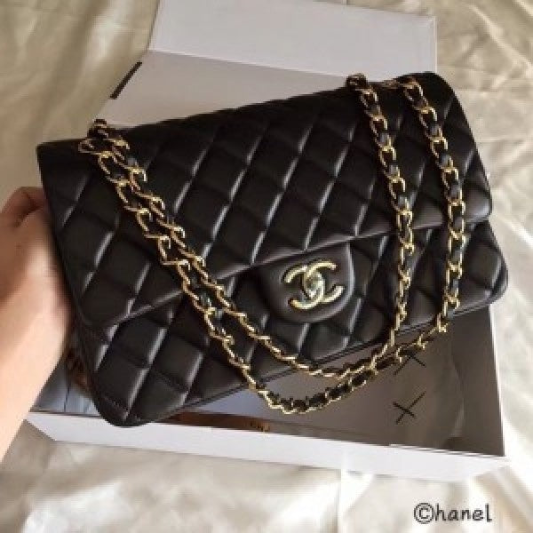 Chanel Classic Jumbo Flap Shoulder Bag With OG Box & Dust Bag