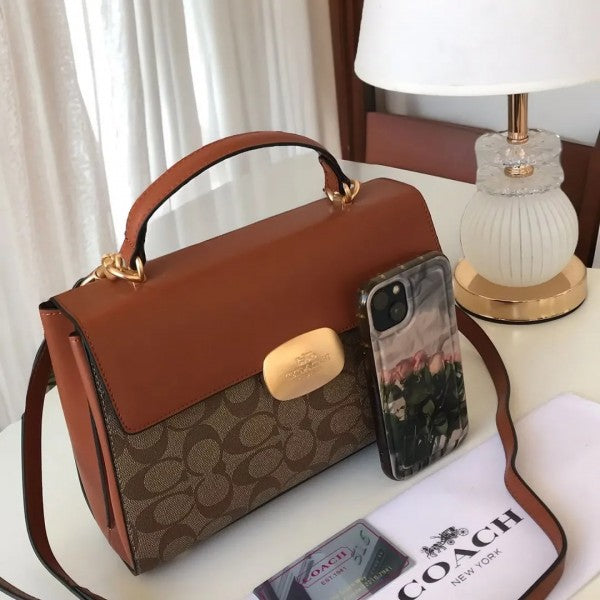 Coach Eliza Top Handle Premium Crossbody Bag With OG Magnetic Gift Box