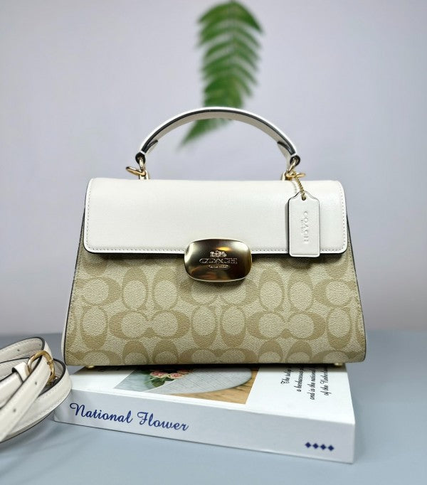 Coach Eliza Top Handle Premium Crossbody Bag With OG Magnetic Gift Box