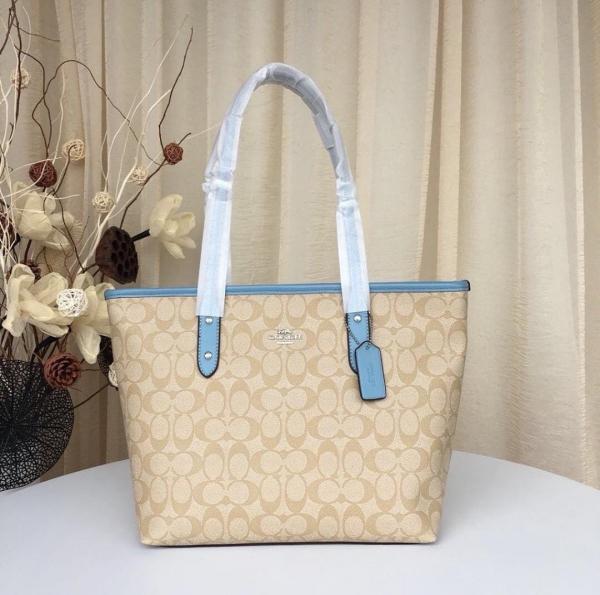 Coach Signature City Tote Bag With OG Box & Dust Bag