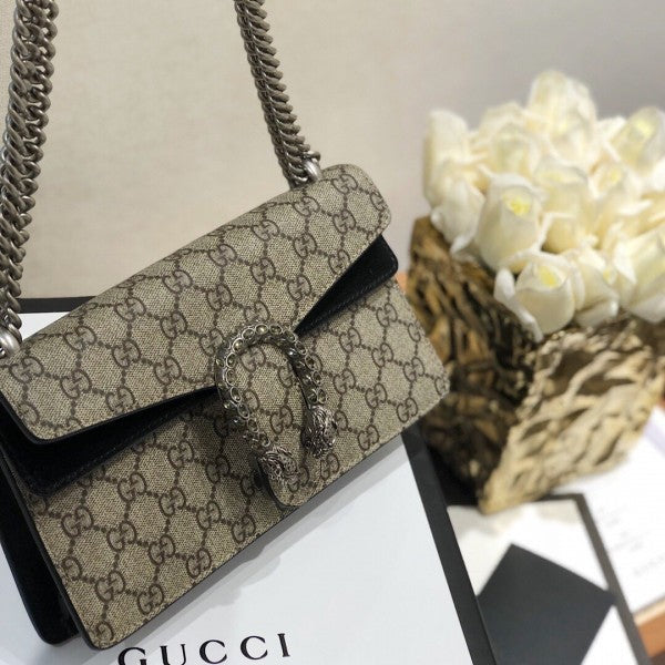 Gucci Dionysus GG Supreme Shoulder Bag With OG Box & Dust Bag