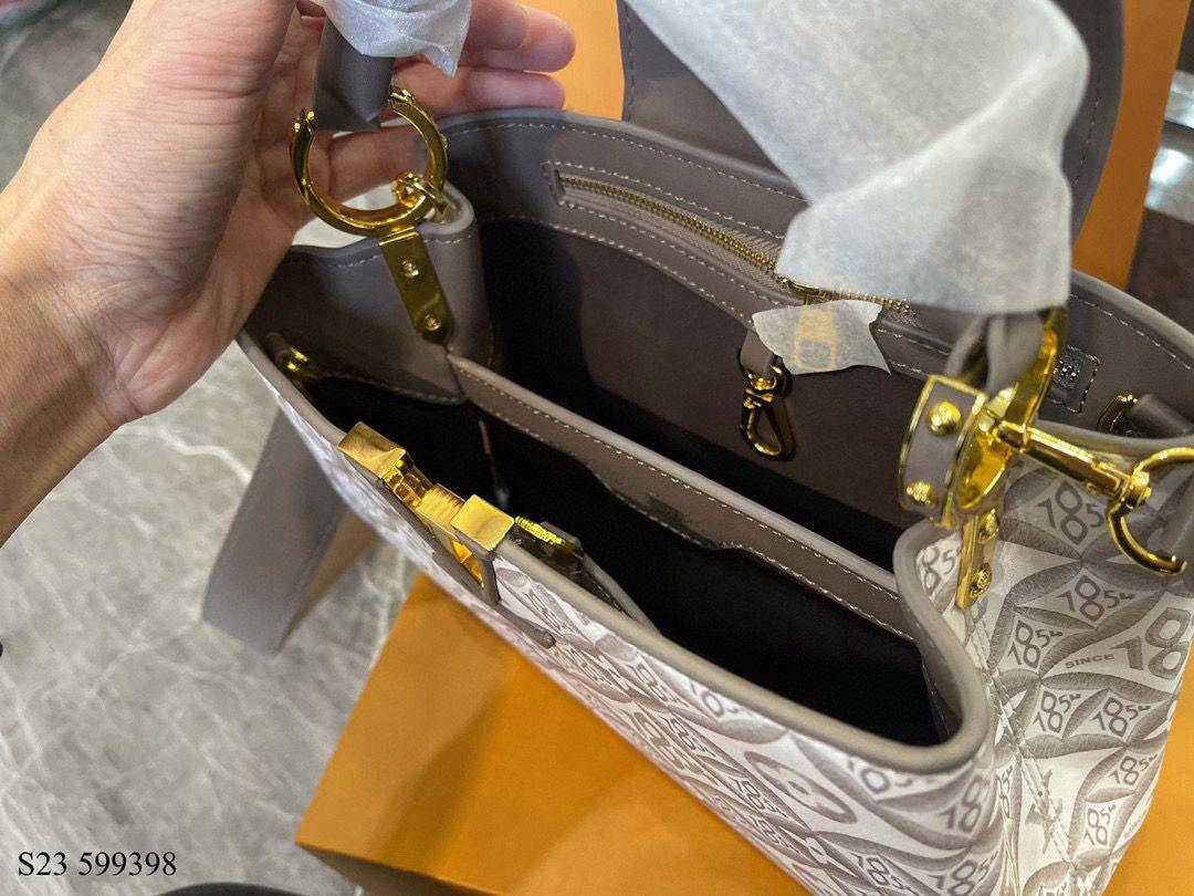 Louis Vuitton LV Capucines Premium Quality Leather Bag With OG Box & Dust Bag