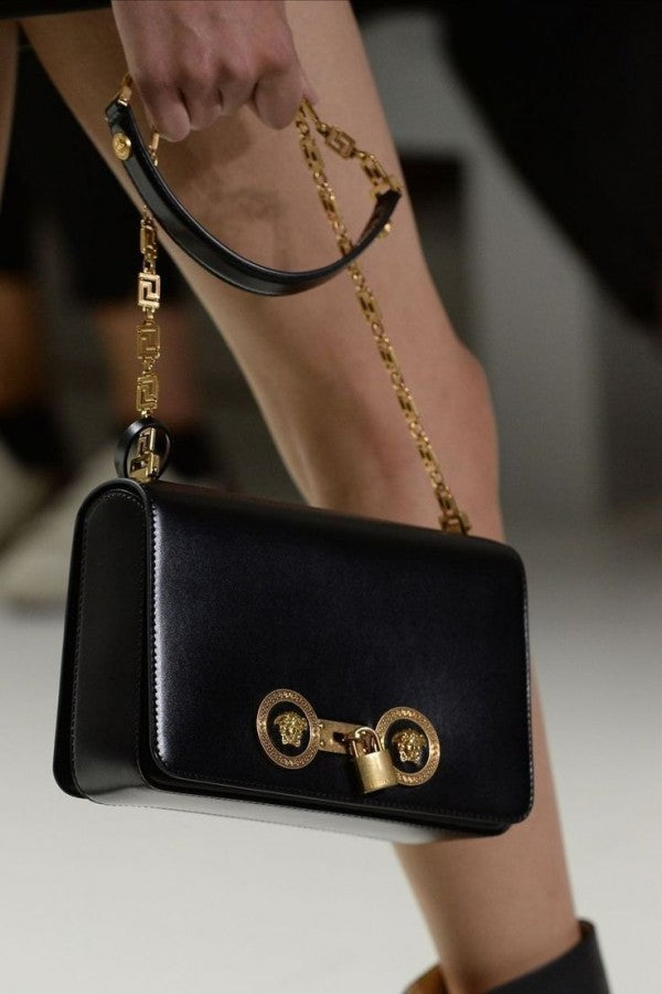 Versace Jeans Couture Crystal Medusa Shoulder Bag