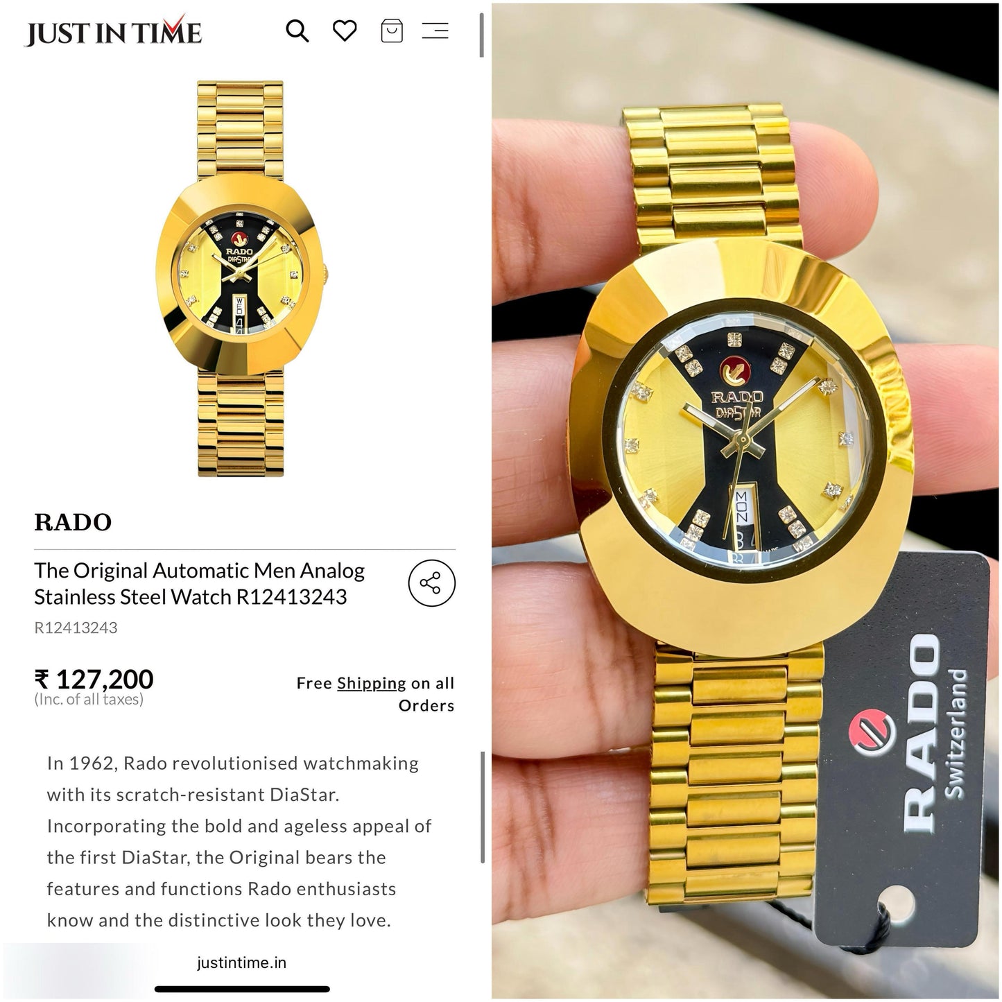 Rado Gold Automatic Original Model Series Now Available