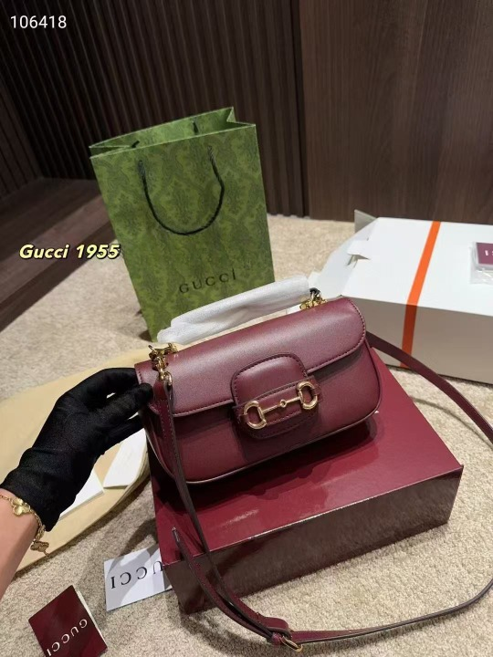 GUCCI HORSEBIT 1955 SMALL TOP HANDLE BAG