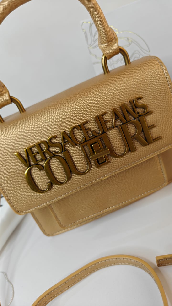 VERSACE JEANS COUTURE LOGO LOCK BAGS