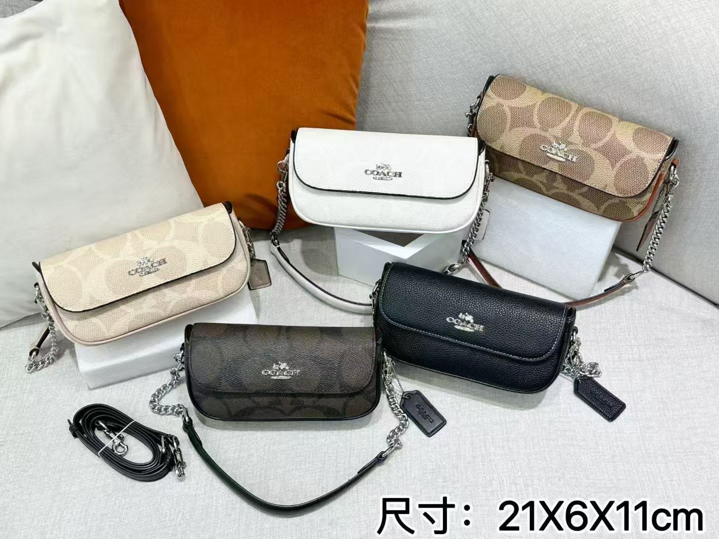 COACH HAILEY BAG IN BOLD SIGNATURE LEATHERITE