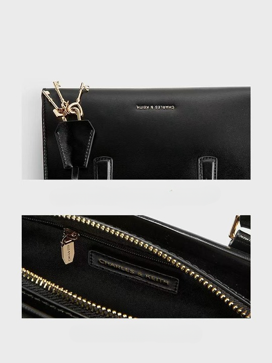 CHARLES & KEITH KERRY MINI WIDE SHAPE TOTE BAG