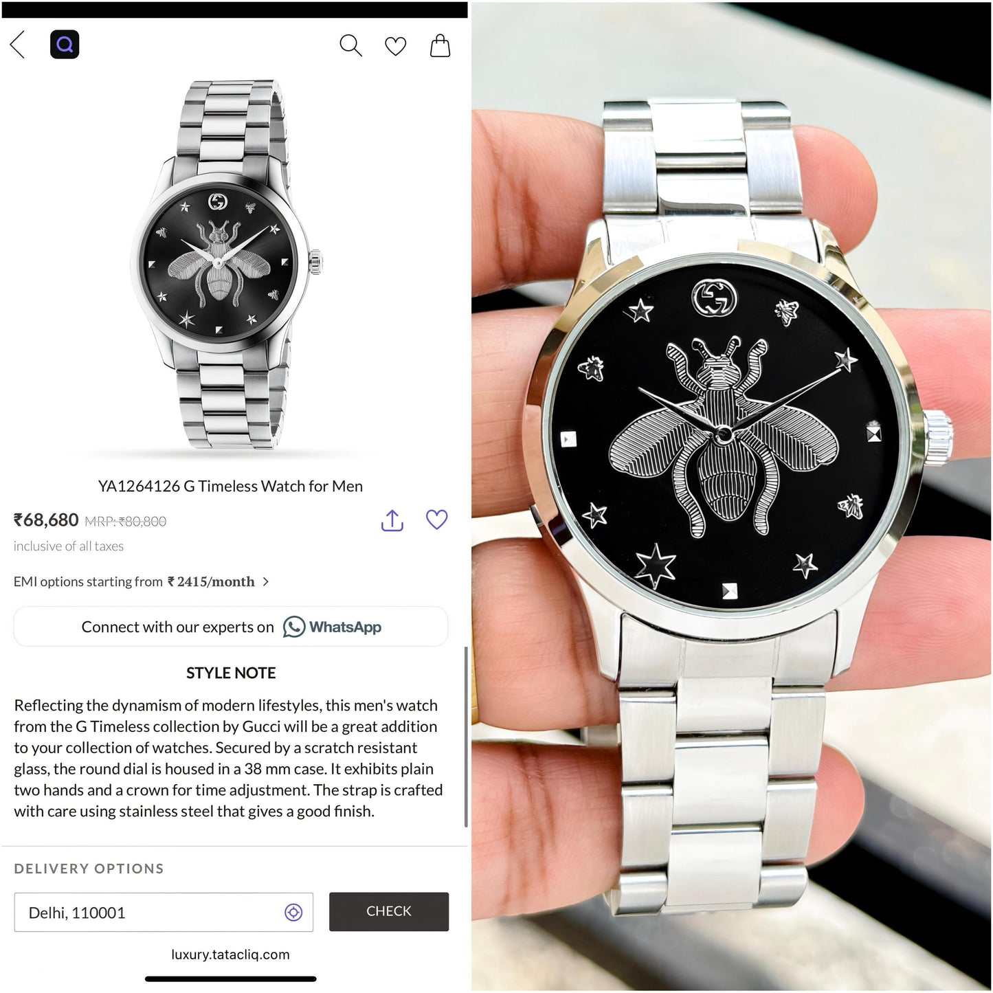 Gucci G-Timeless Original Model Series Now Available