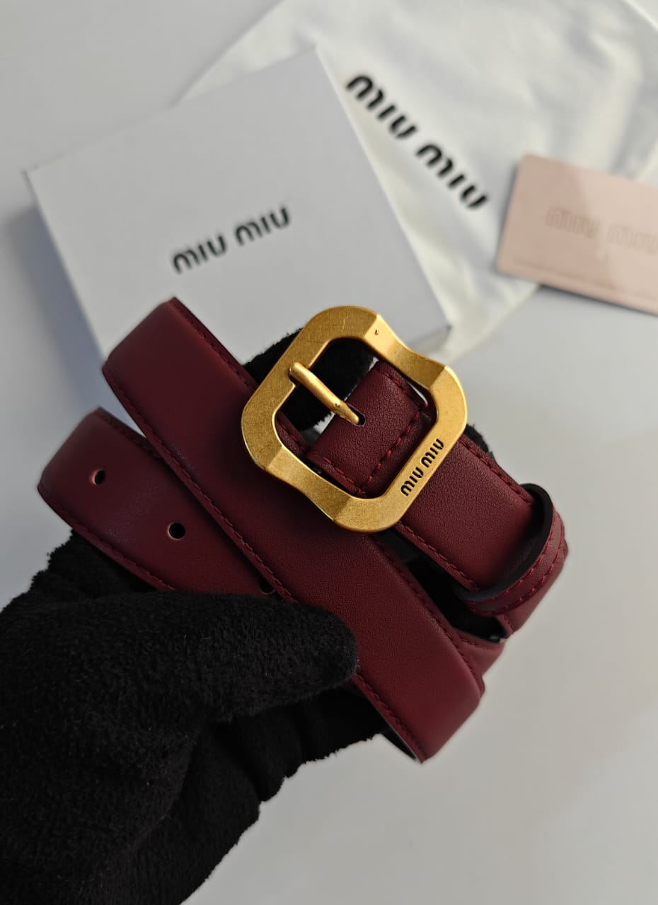 MIU MIU BRACELET LEATHER BELTS