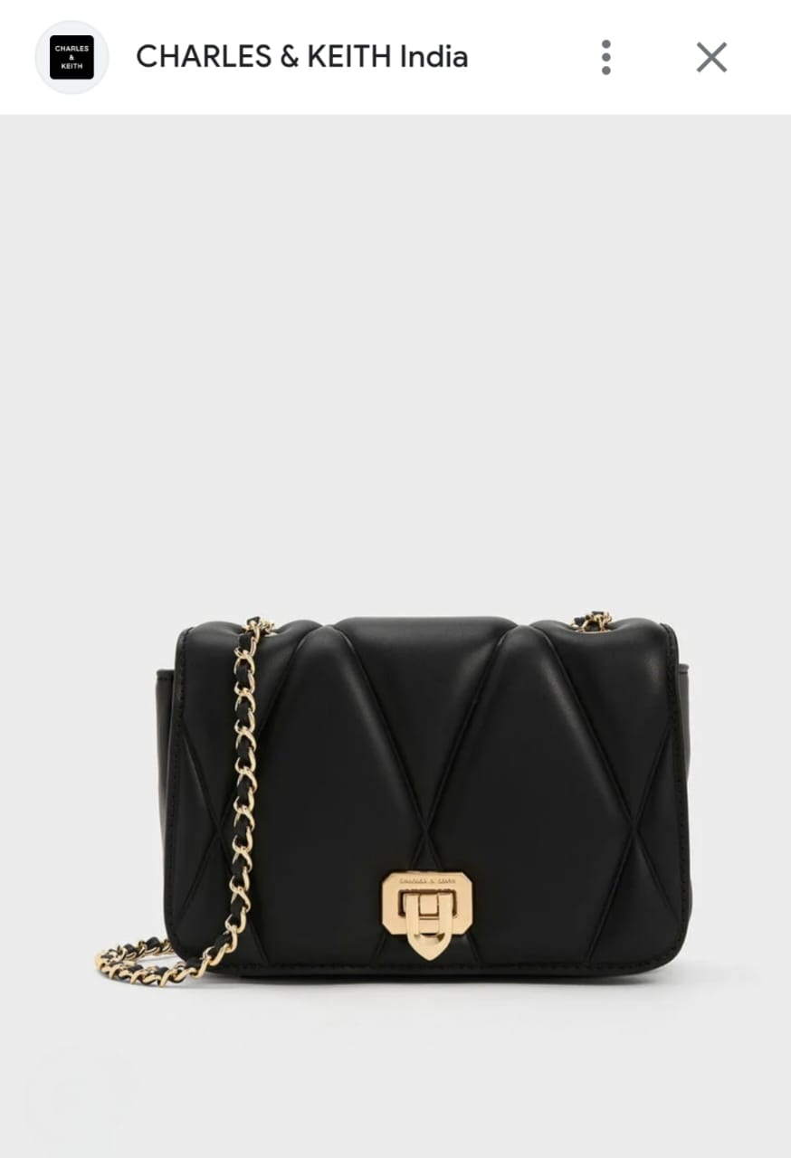 CHARLES & KEITH ARWEN QUILTED BAGS