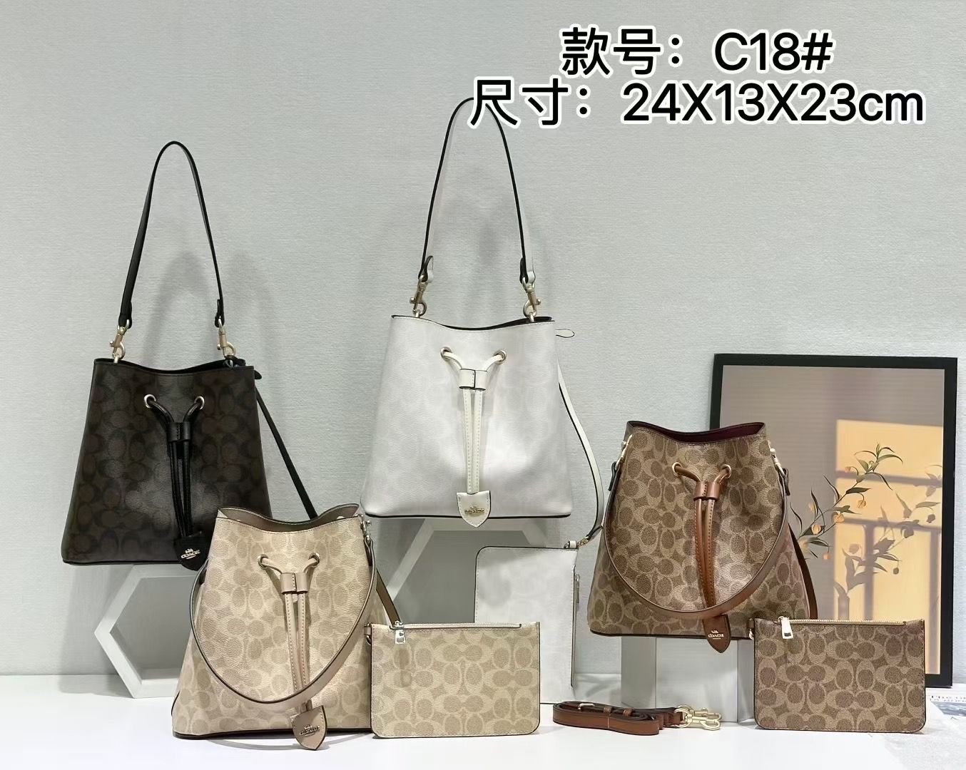 COACH ROWAN BUCKET TOTE