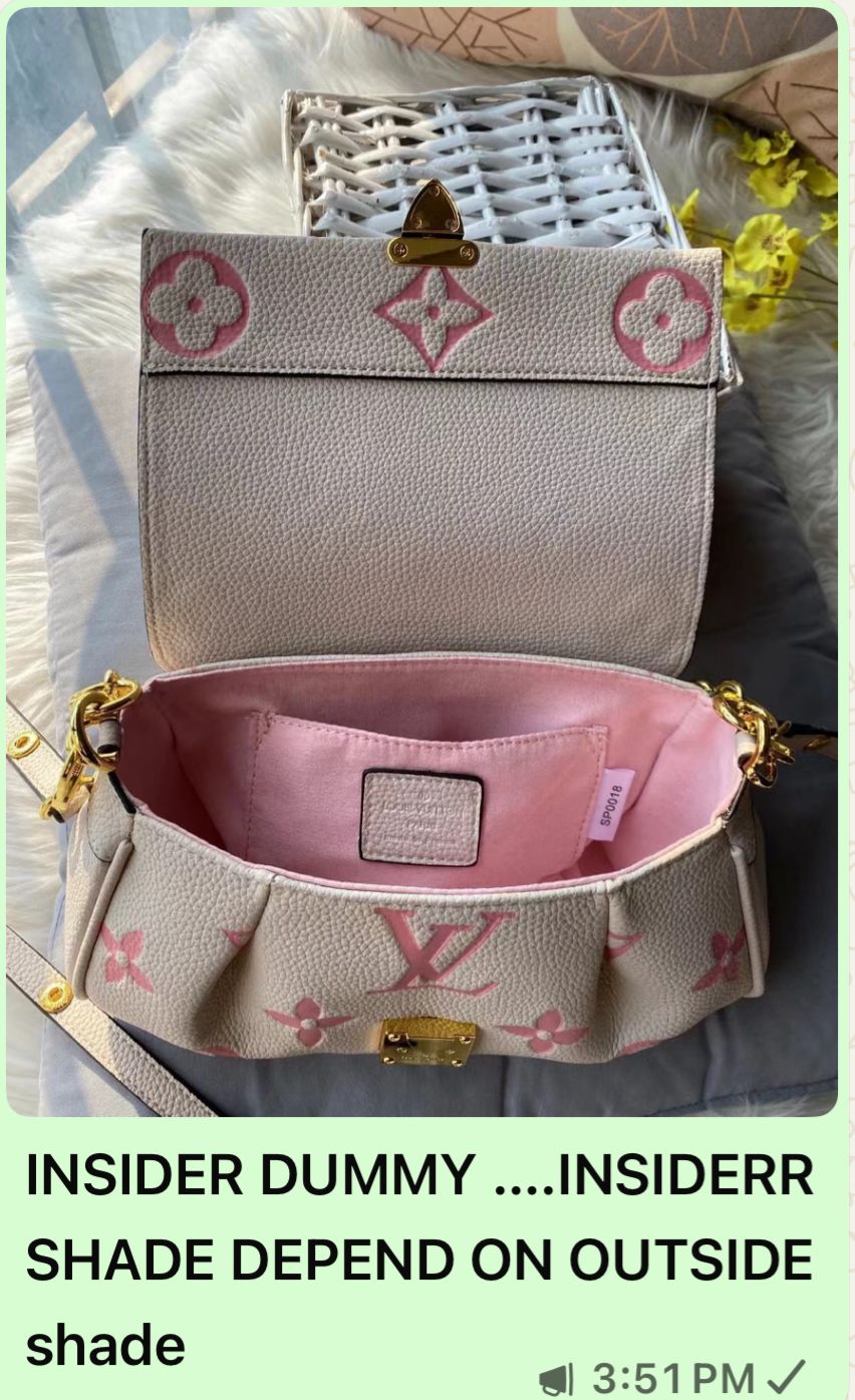 LOUIS VUITTON FAVORITE EMPREINTE BICOLOR MONOGRAM BAG