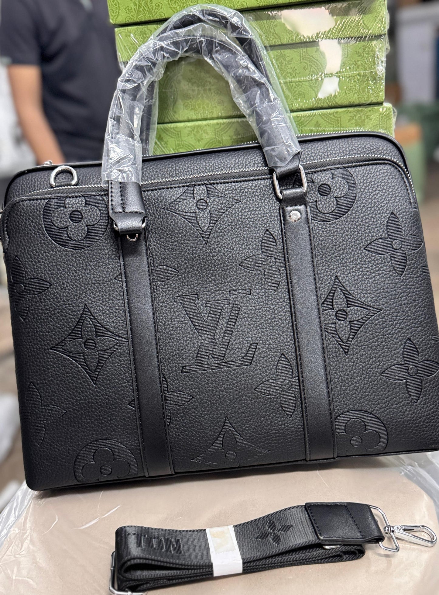 LV AND GUCCI LAPTOP BAGS