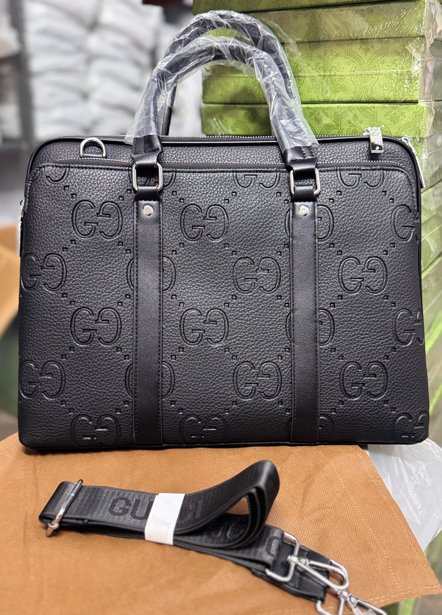 LV AND GUCCI LAPTOP BAGS