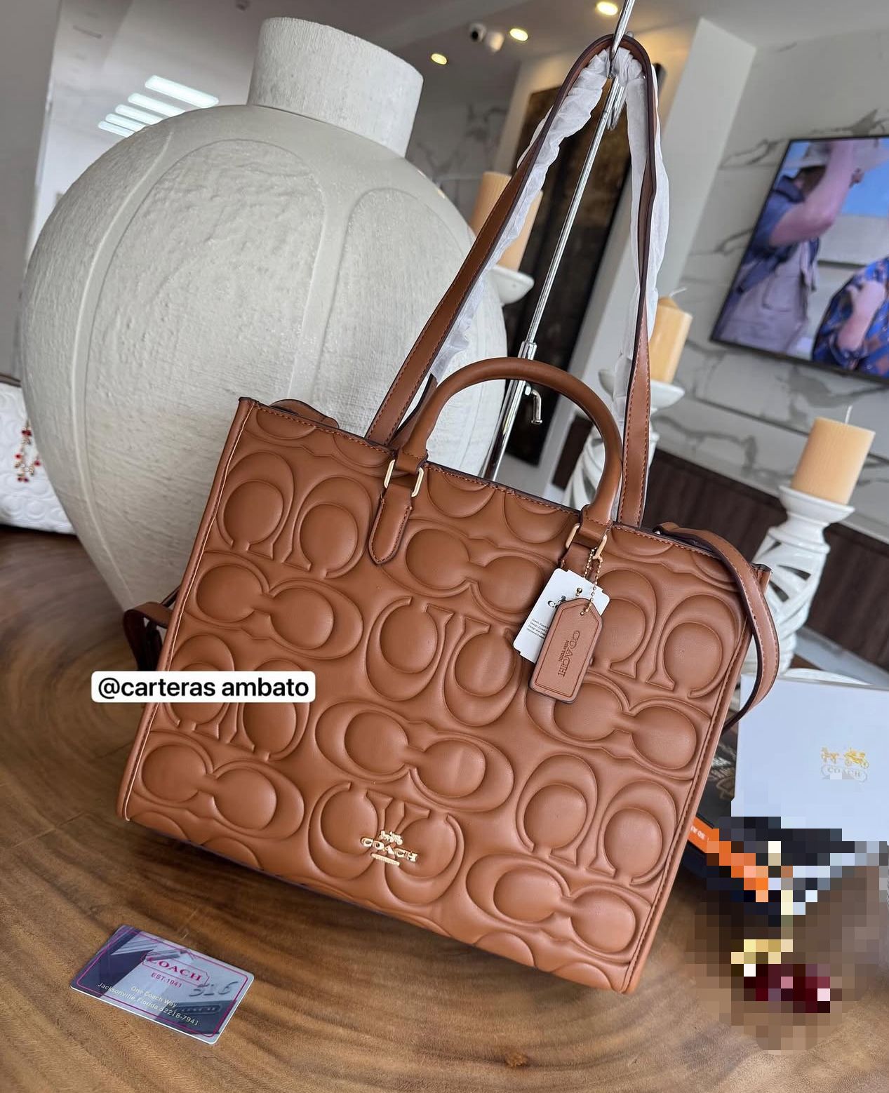 Coach Maggie Embossed