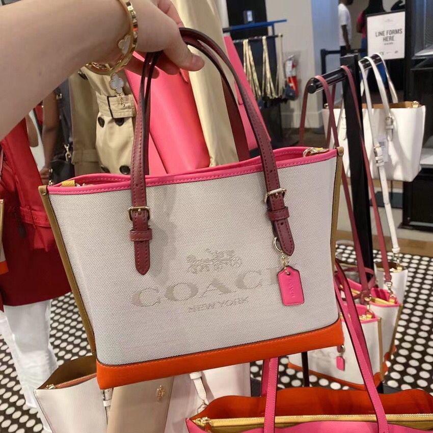 Coach ®️ Mollie Colour Block Tote Bag