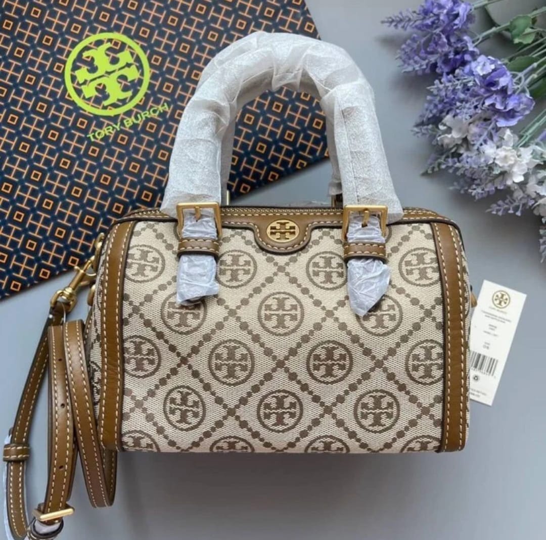 TORY BURCH T MONOGRAM JACQUARD SPEEDY BAGS