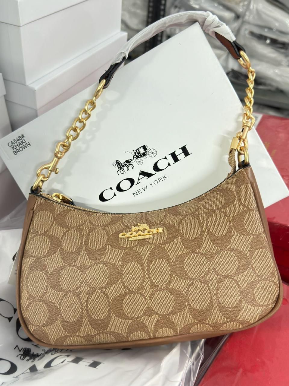 COACH TERI SHOULDER SLING BAG