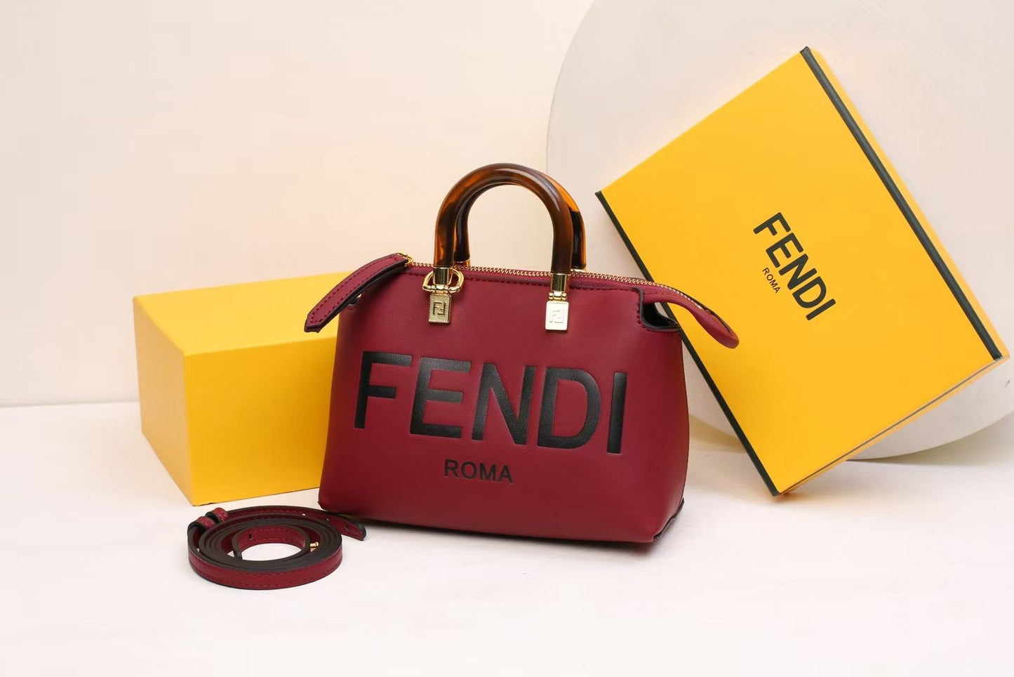 FENDI ROMA BY THE WAY SIGNATURE HANDY TRENDY BAG