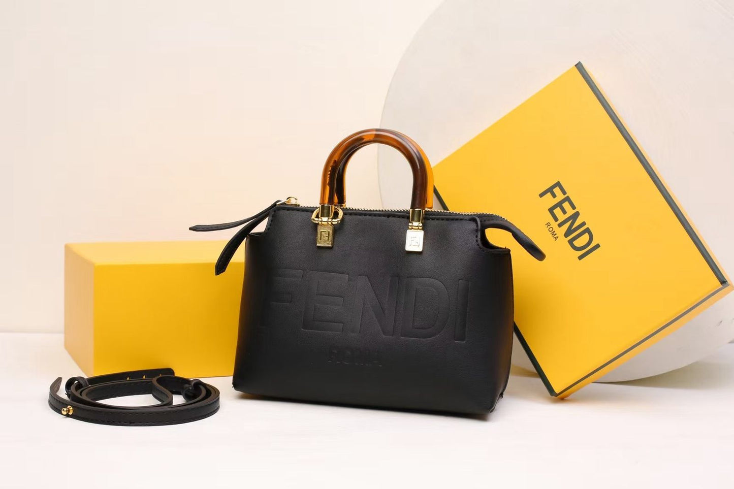 FENDI ROMA BY THE WAY SIGNATURE HANDY TRENDY BAG