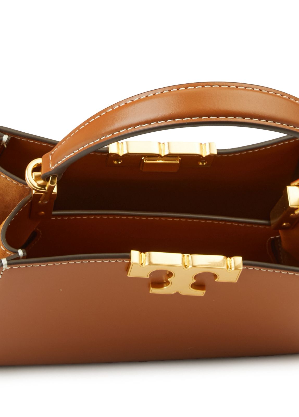 TORY BURCH ELANOR SPAZZOLATO SMALL CANVAS BAG