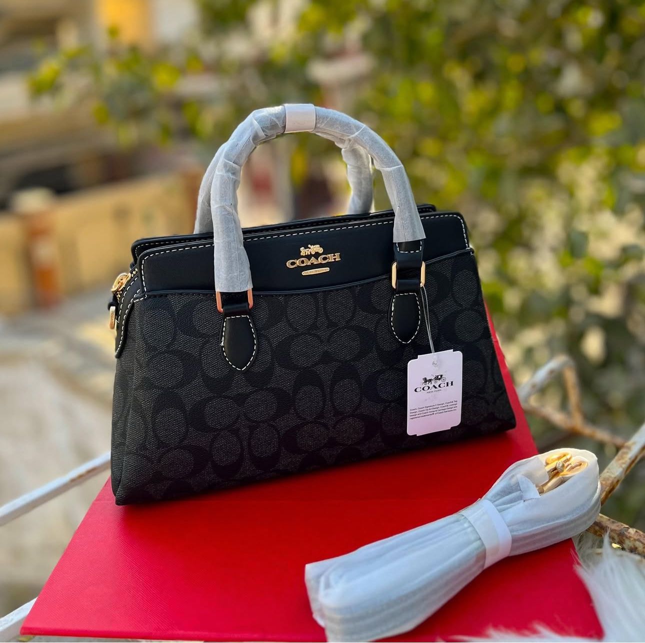 COACH DARCIE CARRYALL BAG