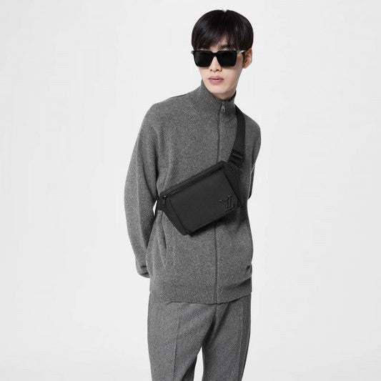 Louis Vuitton LV M57081 Aerogram Takeoff Unisex Sling Bag WIth Dust Bag - LABLEWHORE.COM