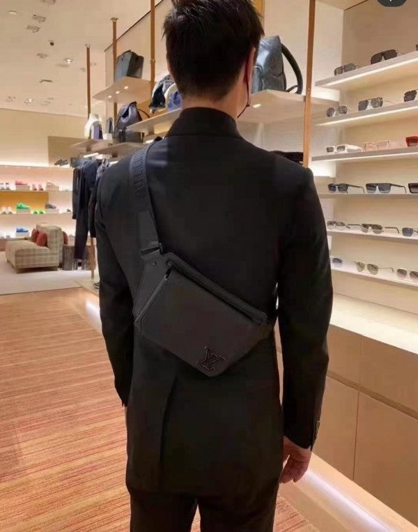 Louis Vuitton LV M57081 Aerogram Takeoff Unisex Sling Bag WIth Dust Bag - LABLEWHORE.COM
