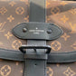 Louis Vuitton Saumur Backpack Monogram Eclipse With Dust Bag Brown - LABLEWHORE.COM