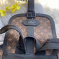 Louis Vuitton Saumur Backpack Monogram Eclipse With Dust Bag Brown - LABLEWHORE.COM