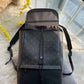 Louis Vuitton Saumur Backpack Monogram Eclipse With Dust Bag Black Grey - LABLEWHORE.COM