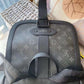 Louis Vuitton Saumur Backpack Monogram Eclipse With Dust Bag Black Grey - LABLEWHORE.COM