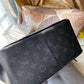 Louis Vuitton Saumur Backpack Monogram Eclipse With Dust Bag Black Grey - LABLEWHORE.COM