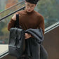 Louis Vuitton Saumur Backpack Monogram Eclipse With Dust Bag Black Grey - LABLEWHORE.COM
