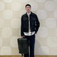 Louis Vuitton Saumur Backpack Monogram Eclipse With Dust Bag Black Grey - LABLEWHORE.COM