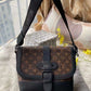 Louis Vuitton LV Saumur Messenger Monogram Eclipse With Dust Bag - LABLEWHORE.COM