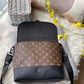 Louis Vuitton LV Saumur Messenger Monogram Eclipse With Dust Bag - LABLEWHORE.COM