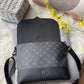 Louis Vuitton LV Saumur Messenger Monogram Eclipse With Dust Bag - LABLEWHORE.COM