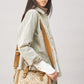 Tory Burch Jacquard Barrel Shoulder Bag With Dust Bag