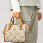 Tory Burch Jacquard Barrel Shoulder Bag With Dust Bag