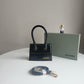 Jacquemus Le Chiquito Croco Small Handbag With OG Box & Dust Bag - LABLEWHORE.COM
