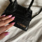 Jacquemus Le Chiquito Croco Small Handbag With OG Box & Dust Bag - LABLEWHORE.COM