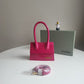 Jacquemus Le Chiquito Croco Small Handbag With OG Box & Dust Bag - LABLEWHORE.COM